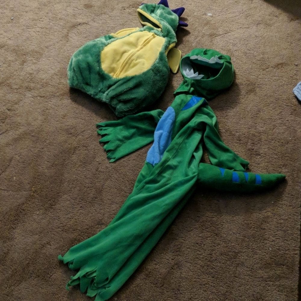 Dragon/dino costumes